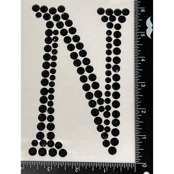 Recollections Halloween Bling Rhinestone Gem Embellishment Letter N 422452 35403 - Picture 3 of 4